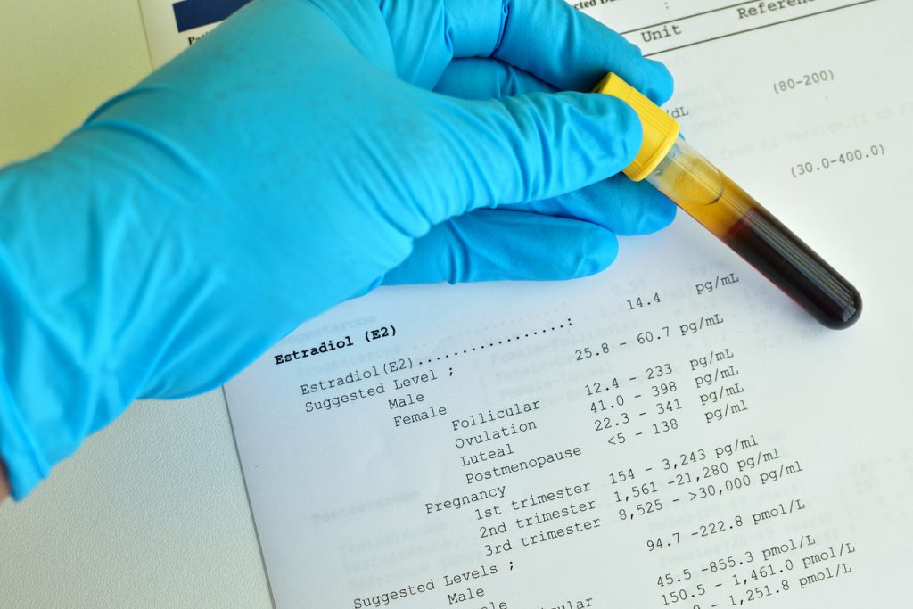 prueba de embarazo de sangre